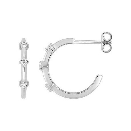 BOUCLES D'OREILLES ARGENT