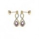 BOUCLES D'OREILLES OR 375/1000