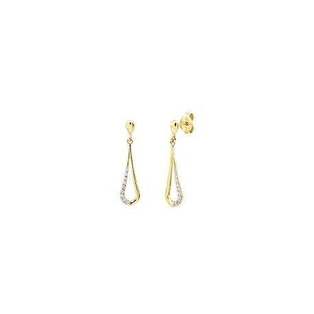 BOUCLES D'OREILLES OR 375/1000