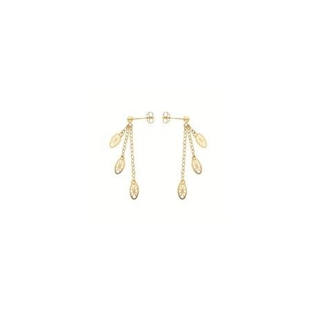 BOUCLES D'OREILLES OR 375/1000