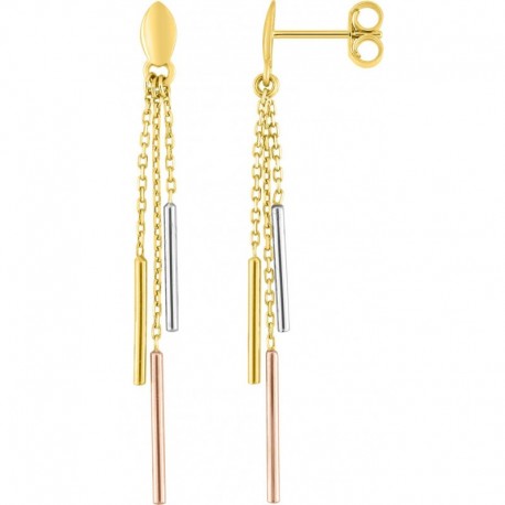 BOUCLES D'OREILLES OR 375/1000