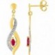 BOUCLES D'OREILLES OR 375/1000