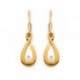 BOUCLES D'OREILLES PLAQUE OR