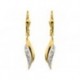 BOUCLES D'OREILLES PLAQUE OR