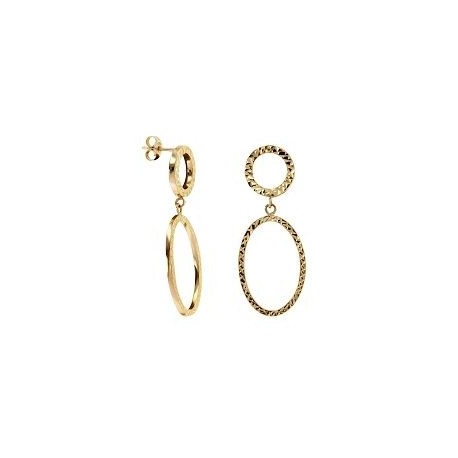 BOUCLES D'OREILLES OR 375/1000