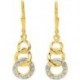 BOUCLES D'OREILLES OR 750/1000