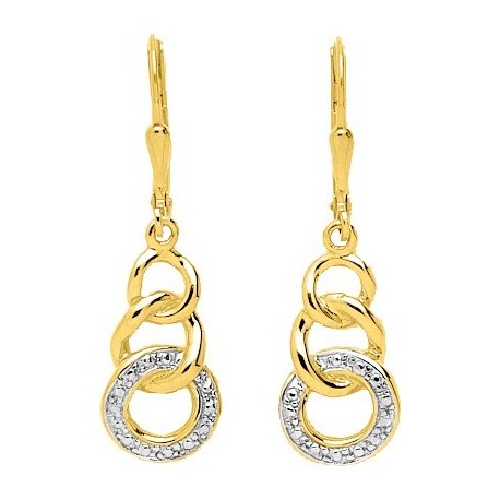 BOUCLES D'OREILLES OR 750/1000